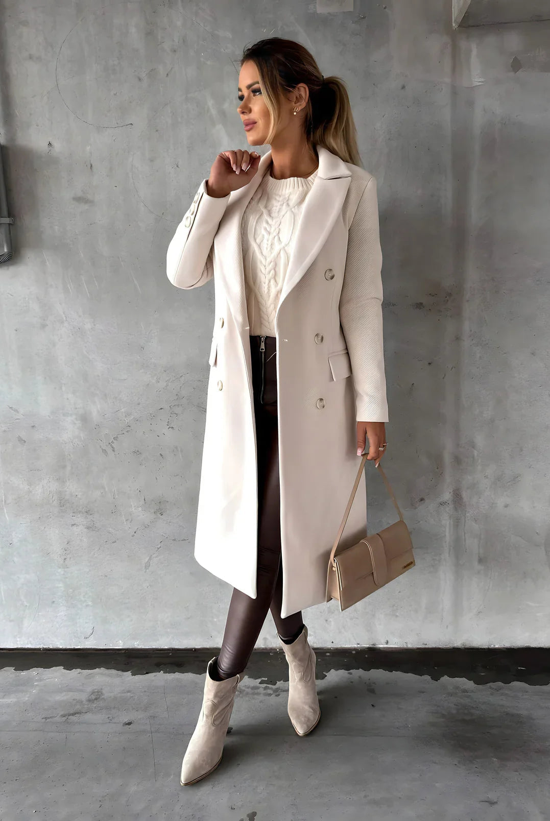 Ella  |Adorable  Long Winter coat