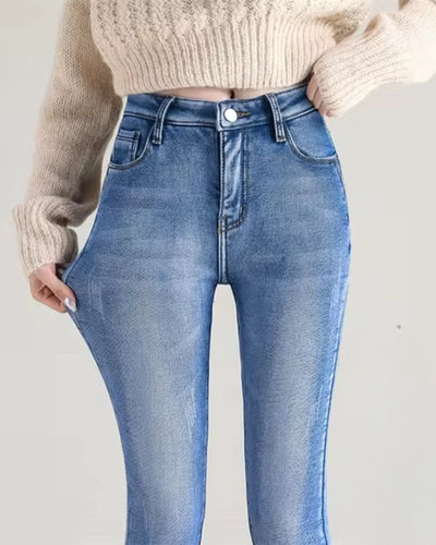 CLARIA - Fleece-lined jeans