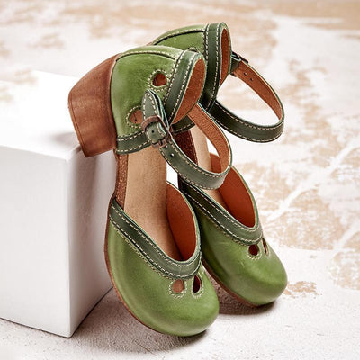 Amalia™ | Orthopedic sandals with low heel