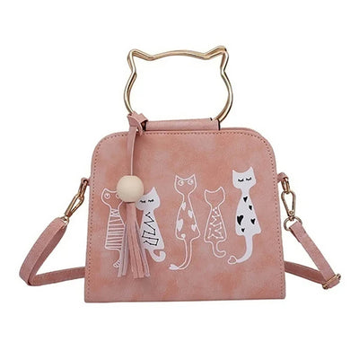 Layla™ - Stylish Cute Kitty Handbag