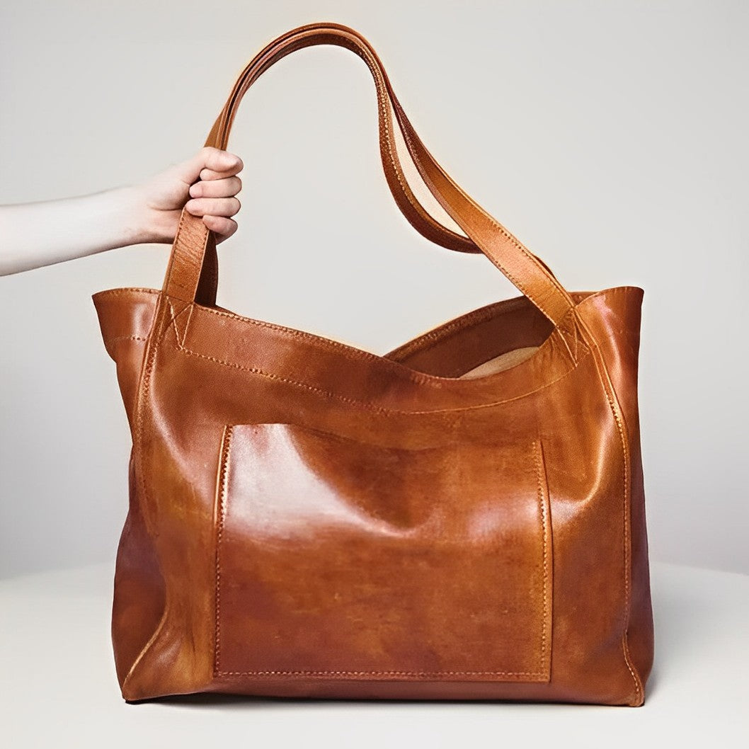 Amelia™ - Vintage Leather Shoulder Bag