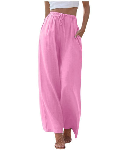 SARALI - Comfy Linen and Cotton Pants