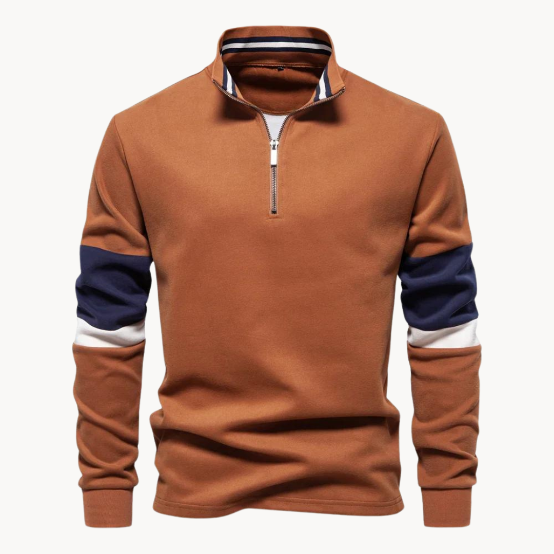 Nathan Quarter-Zip Sweater