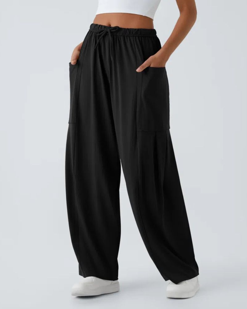 NEIRA - Palazzo Flowy Wide Leg Casual Pants