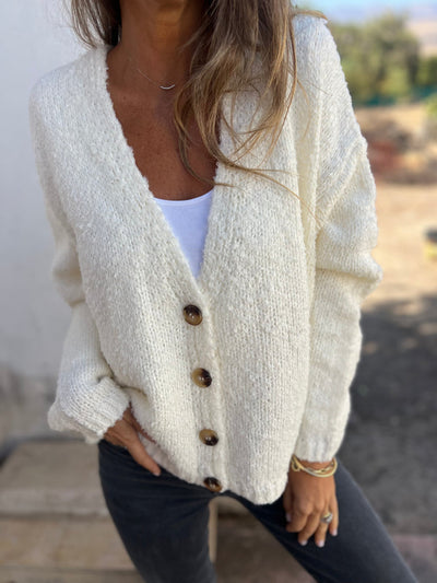 Ella V-neck cardigan