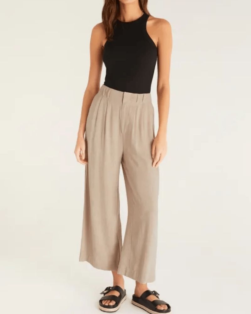 Deila | Casual Wide Leg Trousers