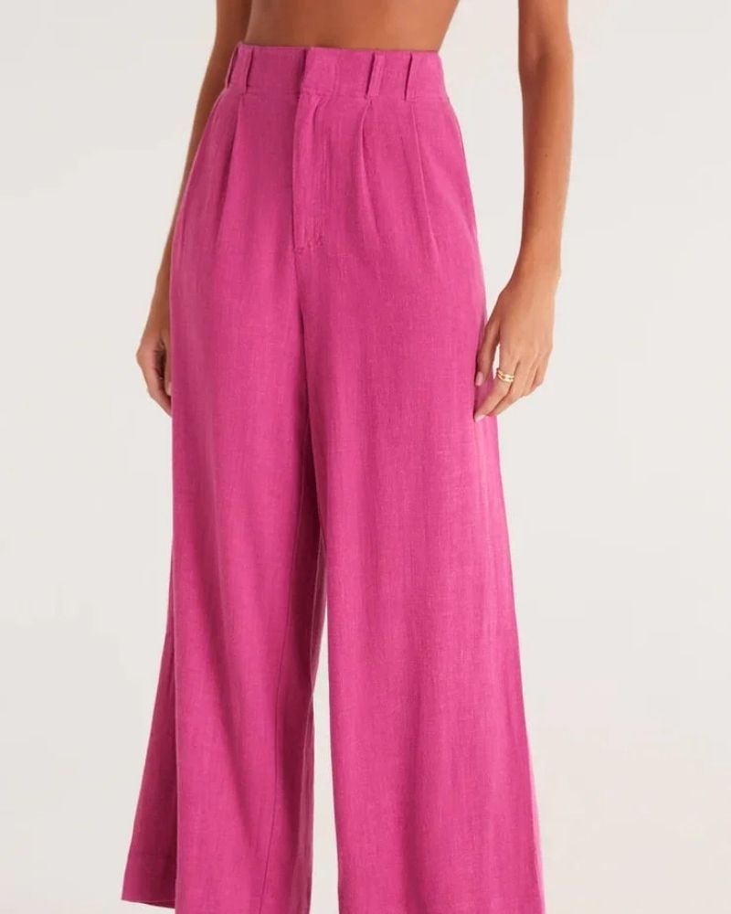 Deila | Casual Wide Leg Trousers