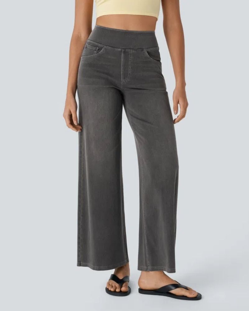 BAMIA - Super Stretch Wide Leg Jeans