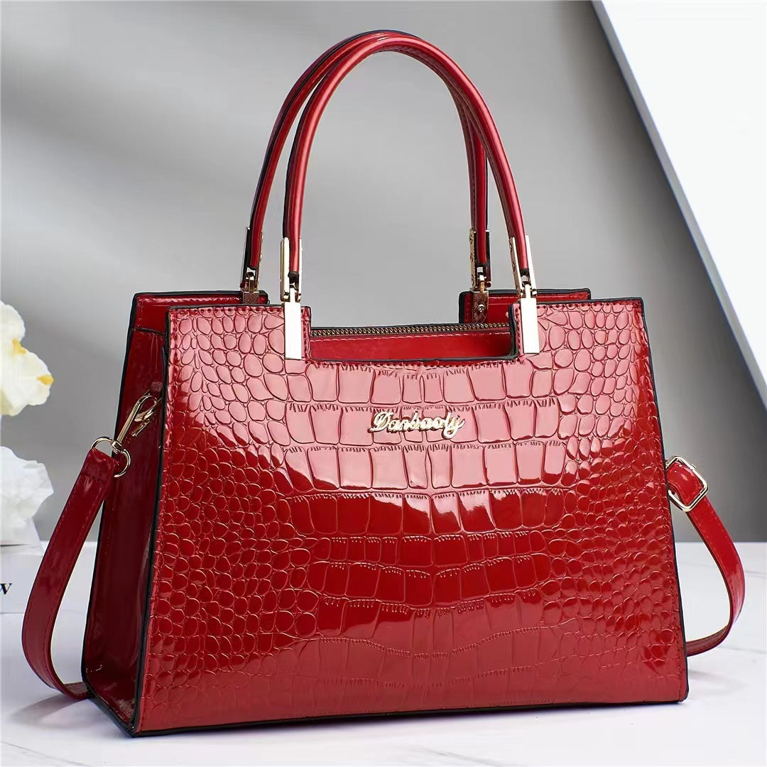 Brooklyn™ Shine | Croc-Embossed Luxury Bag