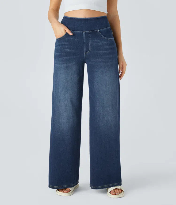 Hazel™ Stretch Palazzo Jeans