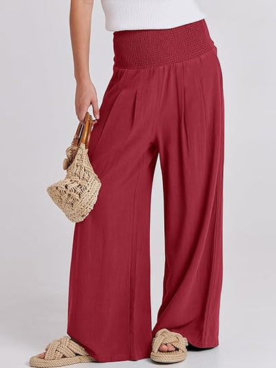 Holly | Linen High-Waist Lounge Pants