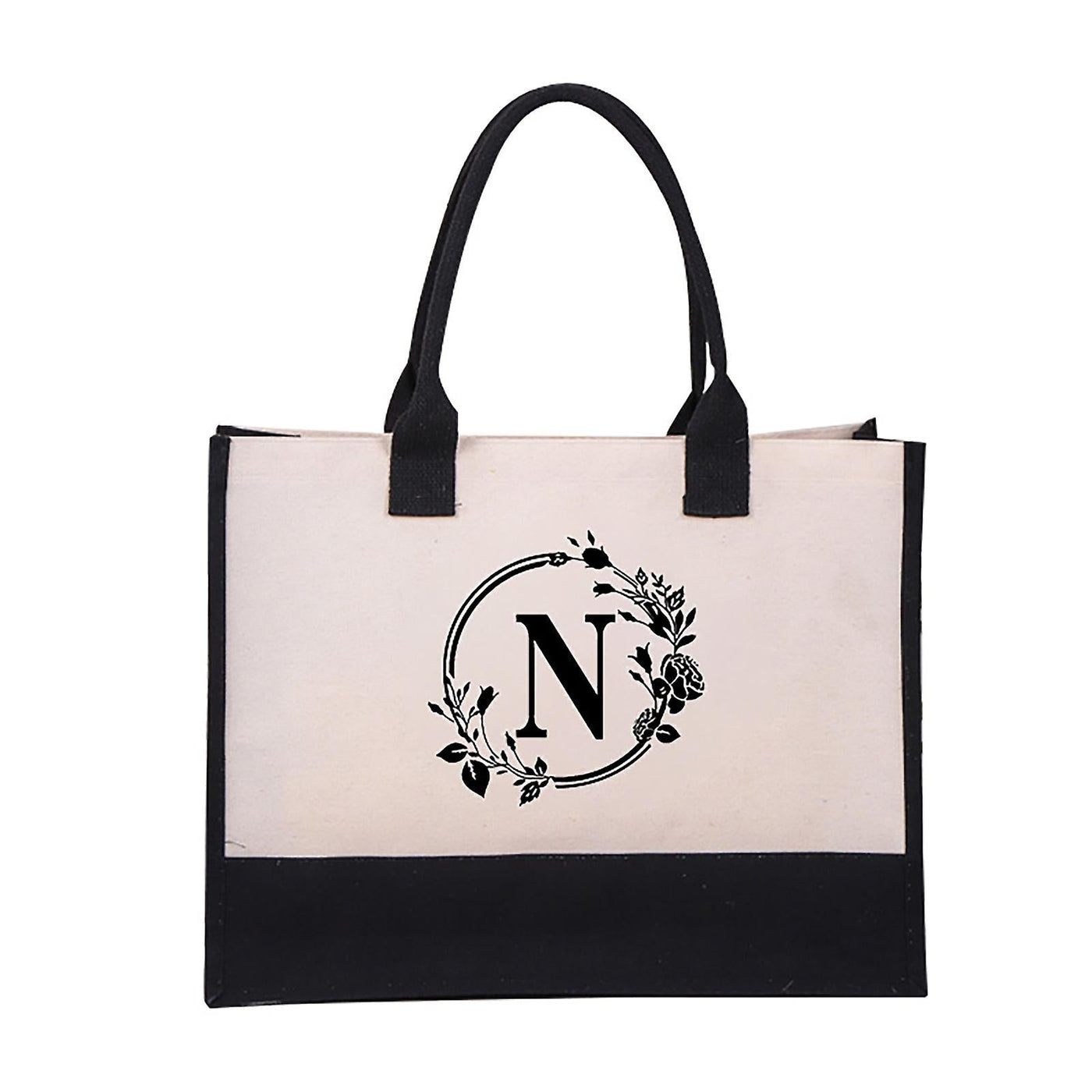 Harper™ - Letter Personalized Tote Bag