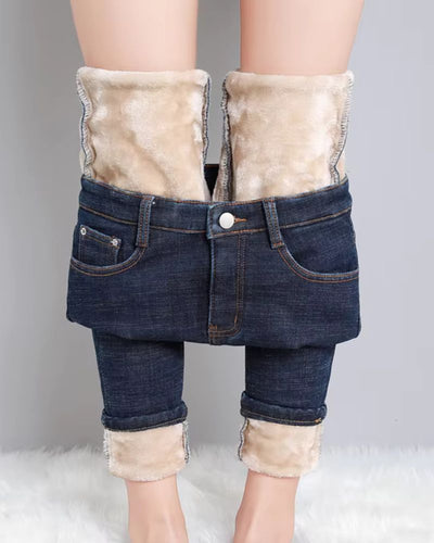 CLARIA - Fleece-lined jeans