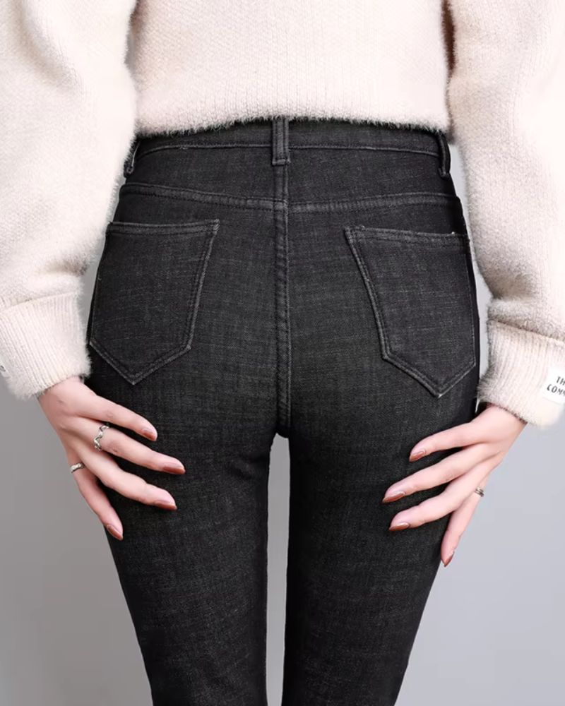 CLARIA - Fleece-lined jeans