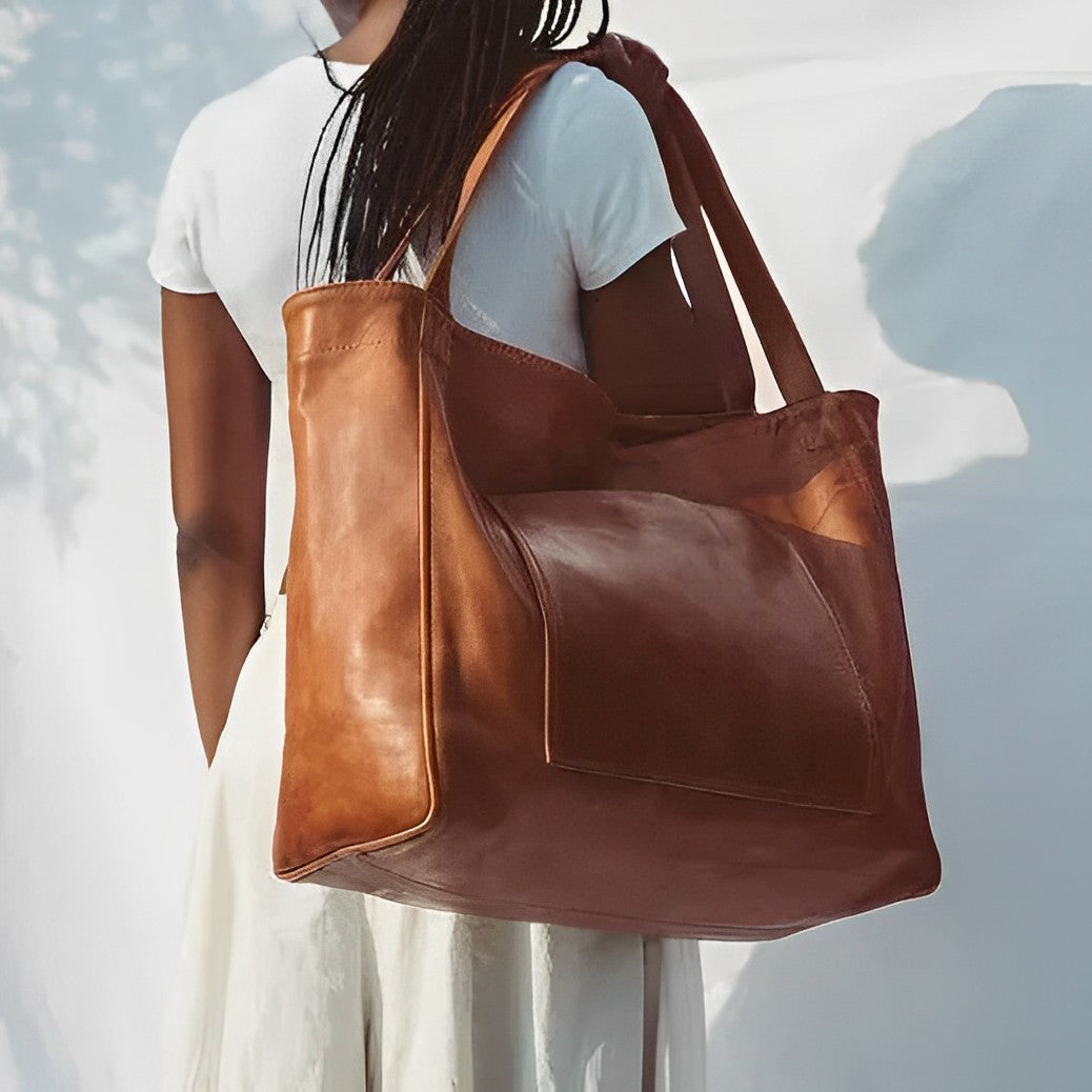 Amelia™ - Vintage Leather Shoulder Bag