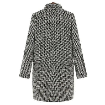 Fiona - Classic Houndstooth Coat