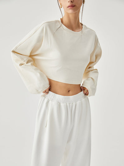 STELLA - Living Easy Crop Sweatshirt