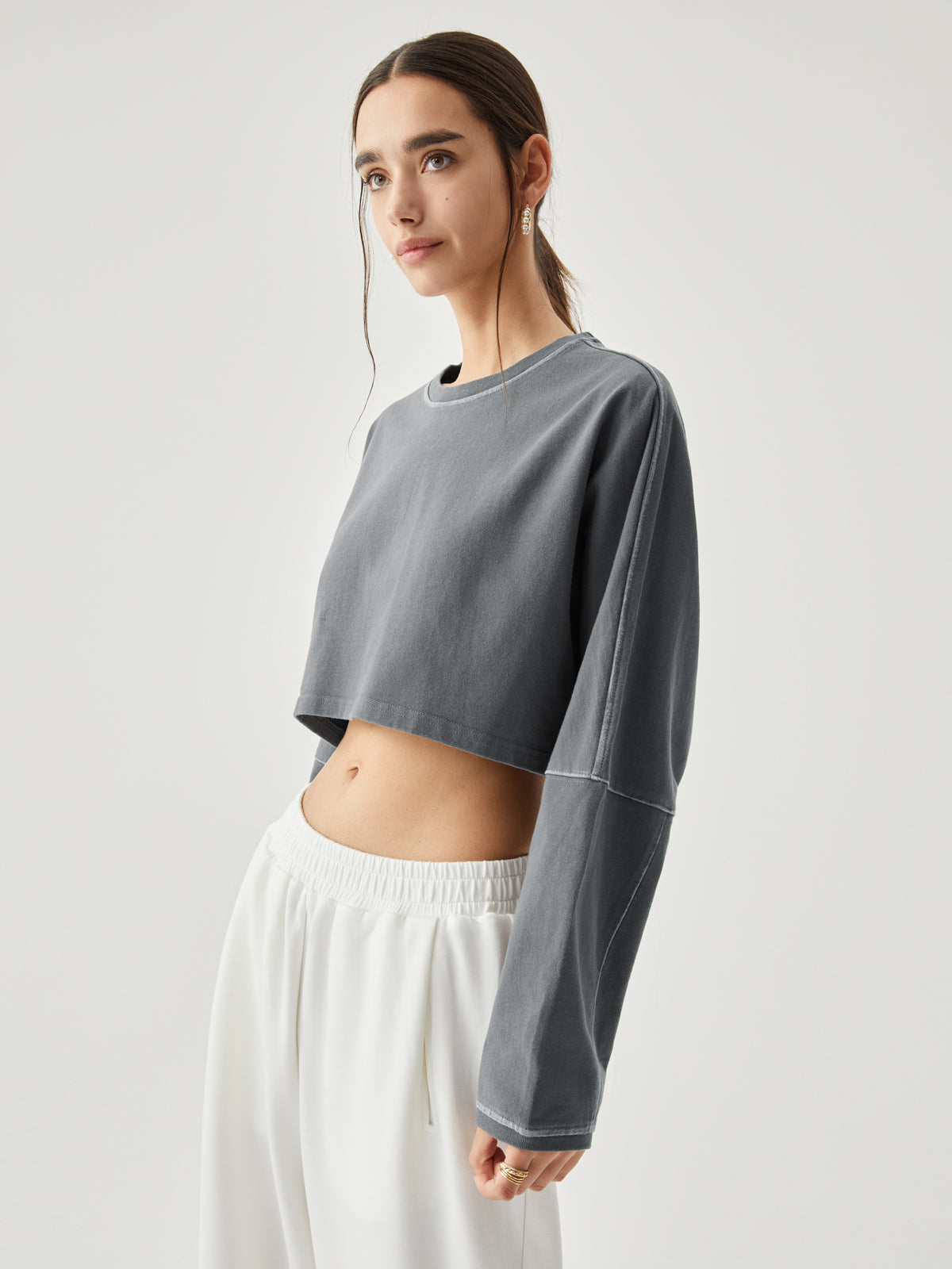 STELLA - Living Easy Crop Sweatshirt