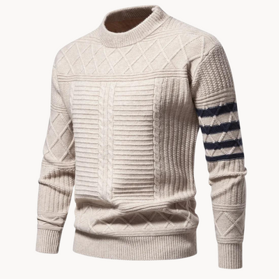 Warren Cable Crewneck Sweater