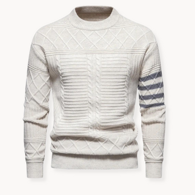 Warren Cable Crewneck Sweater