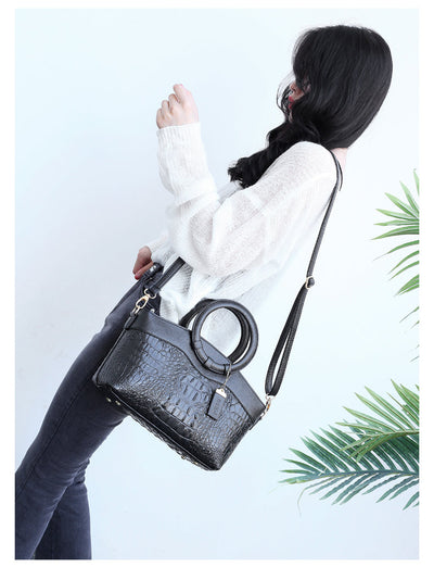 Ella™ Classic Croc | Versatile Vintage Bag