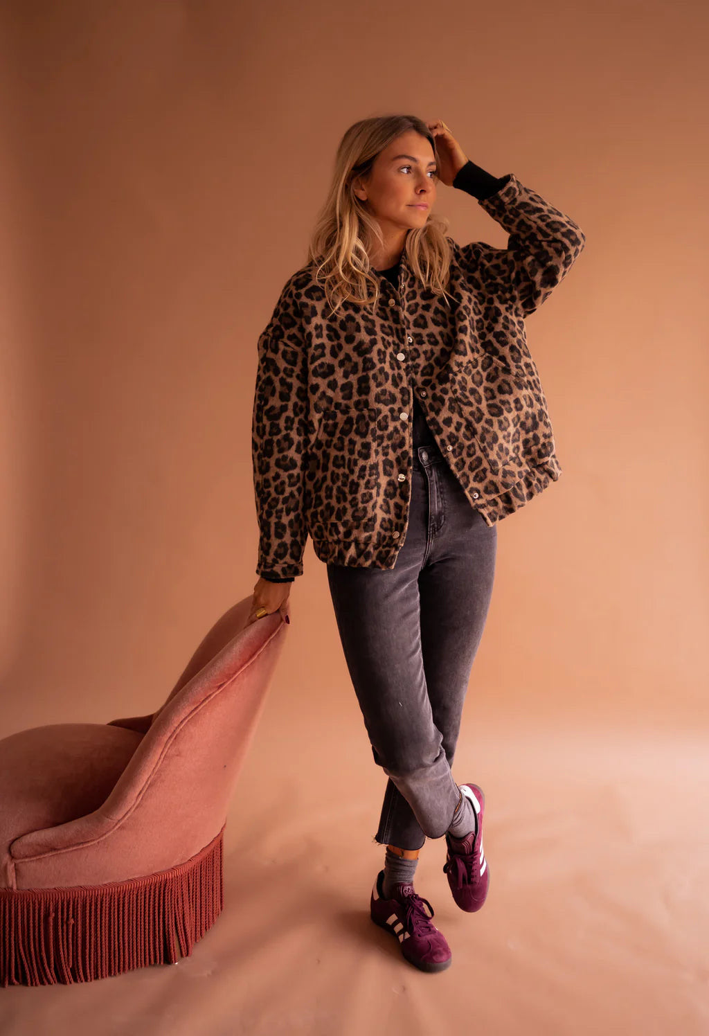 LEONA™ | The Leopard Bomber Jacket