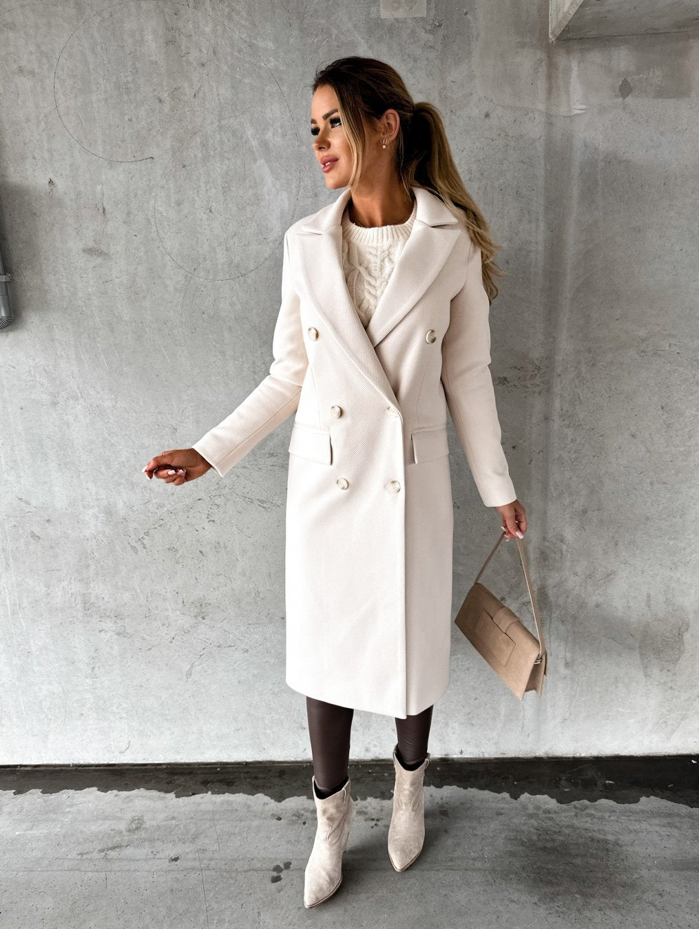 Ella  |Adorable  Long Winter coat