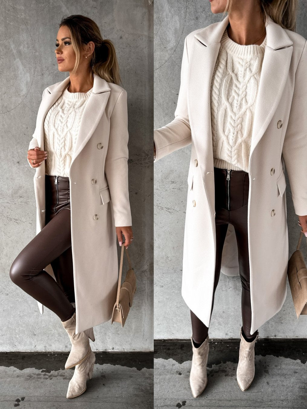 Ella  |Adorable  Long Winter coat