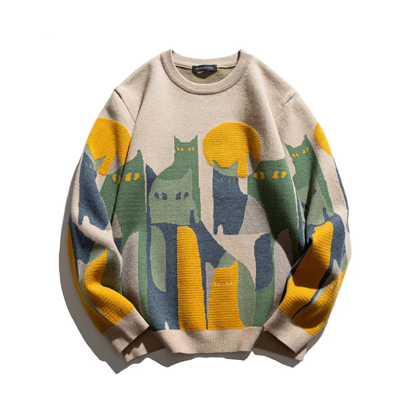 Unisex | Moonlit Cat Sweater