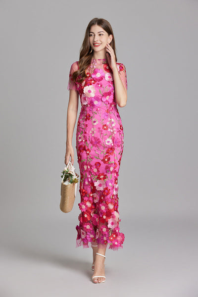 Chicca’s Floral Finesse Dress