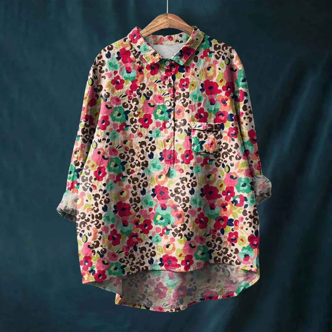 Emma | Elegant Floral Shirt