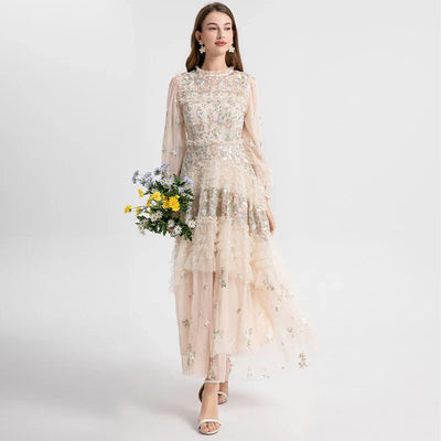 Chicca’s Floral Luxe Dress