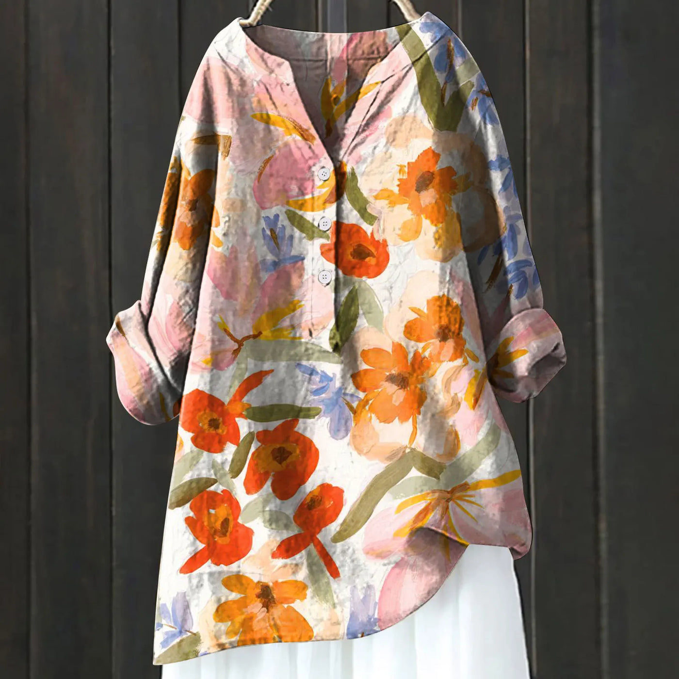 Angela | Floral Harmony Tunic