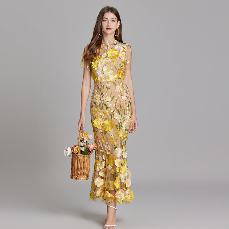 Chicca’s Floral Finesse Dress