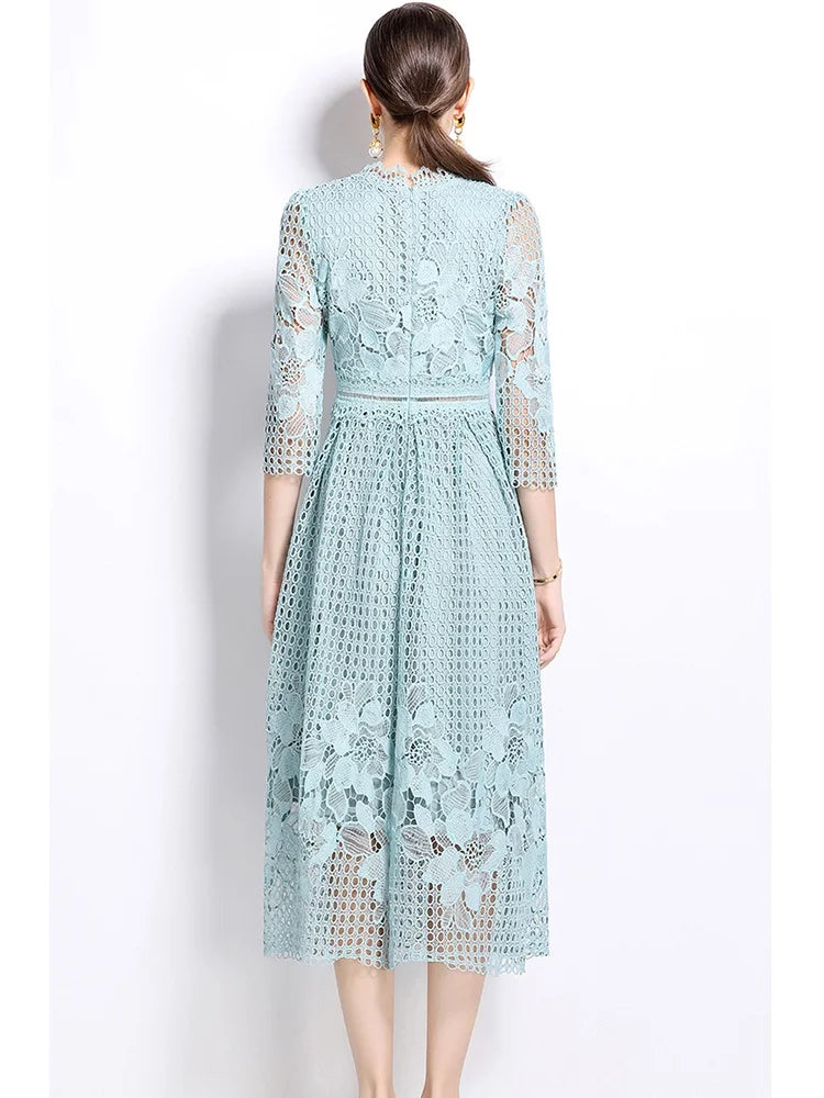 Chicca’s Luxe Lace Dress