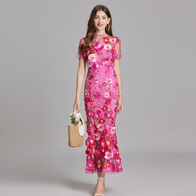 Chicca’s Floral Finesse Dress