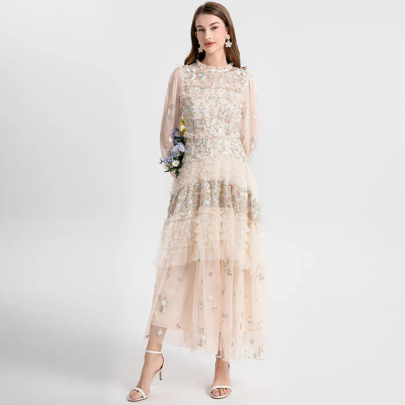 Chicca’s Floral Luxe Dress