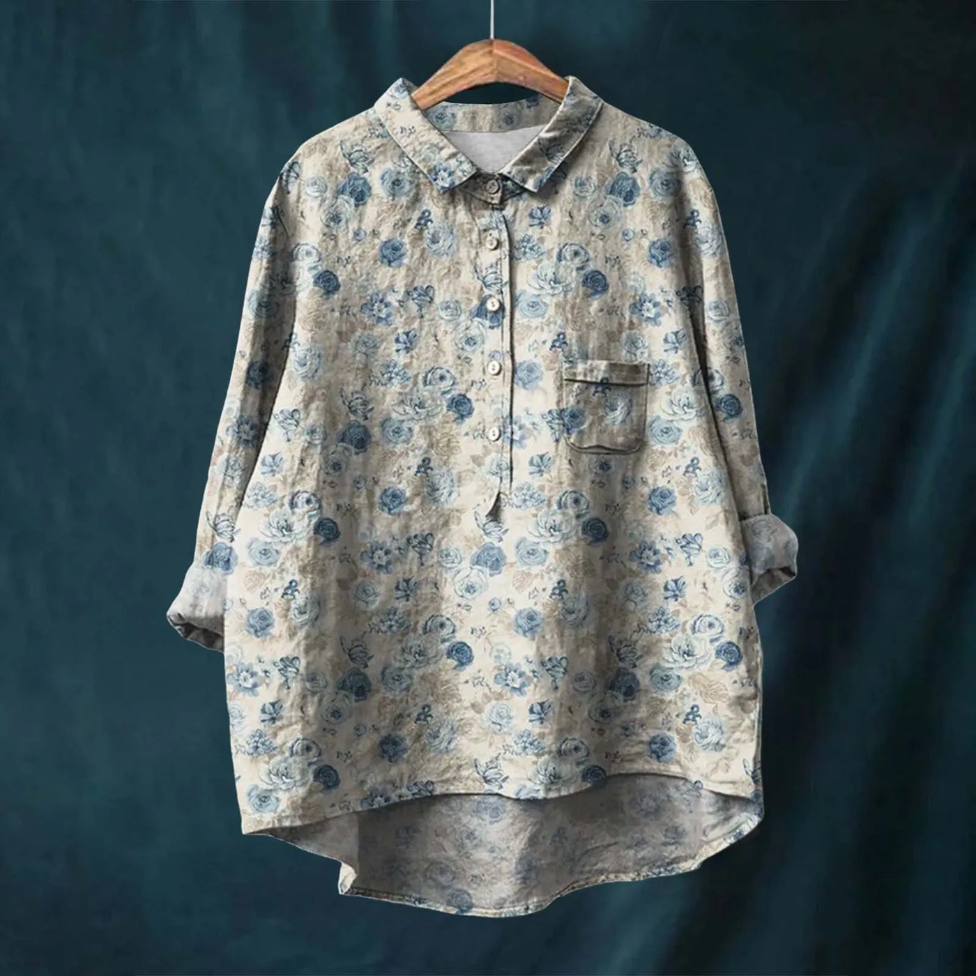 Emma | Elegant Floral Shirt