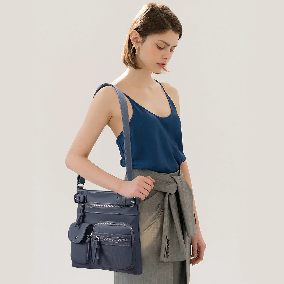 Ariana™ Crossbody | Chic Multiple Pockets Bag