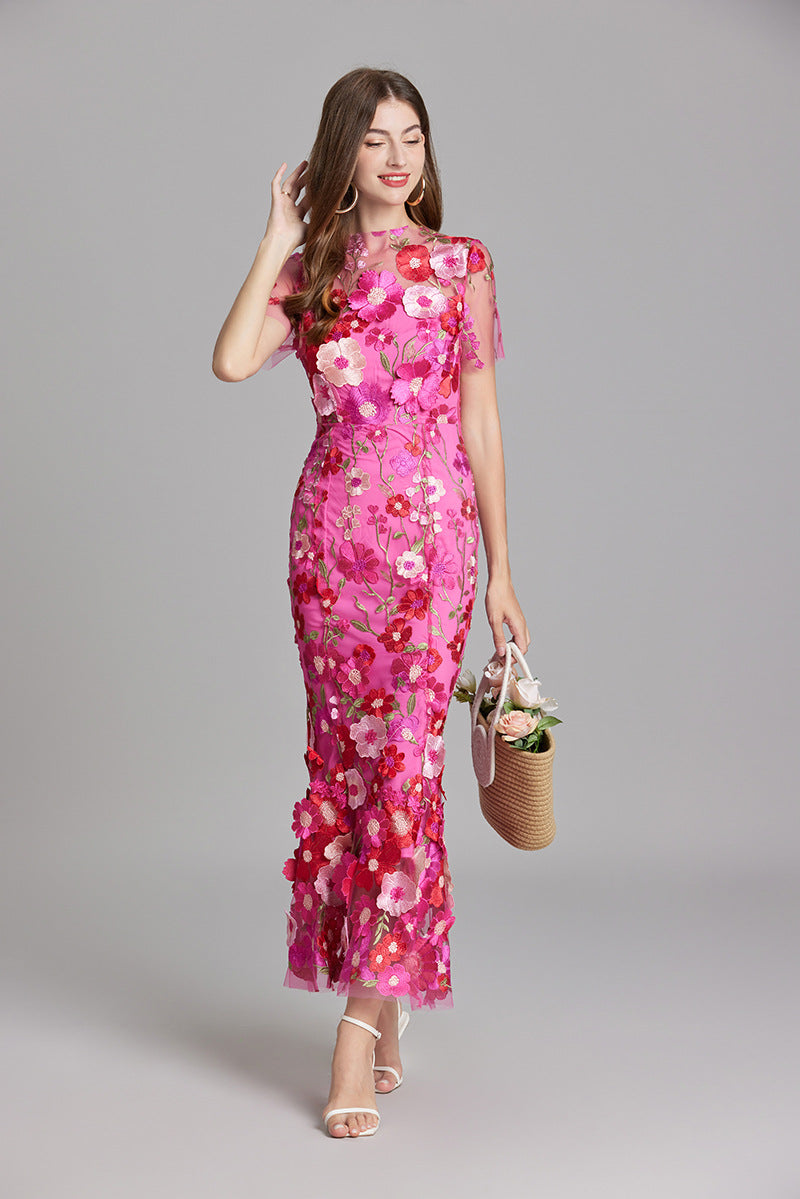 Chicca’s Floral Finesse Dress