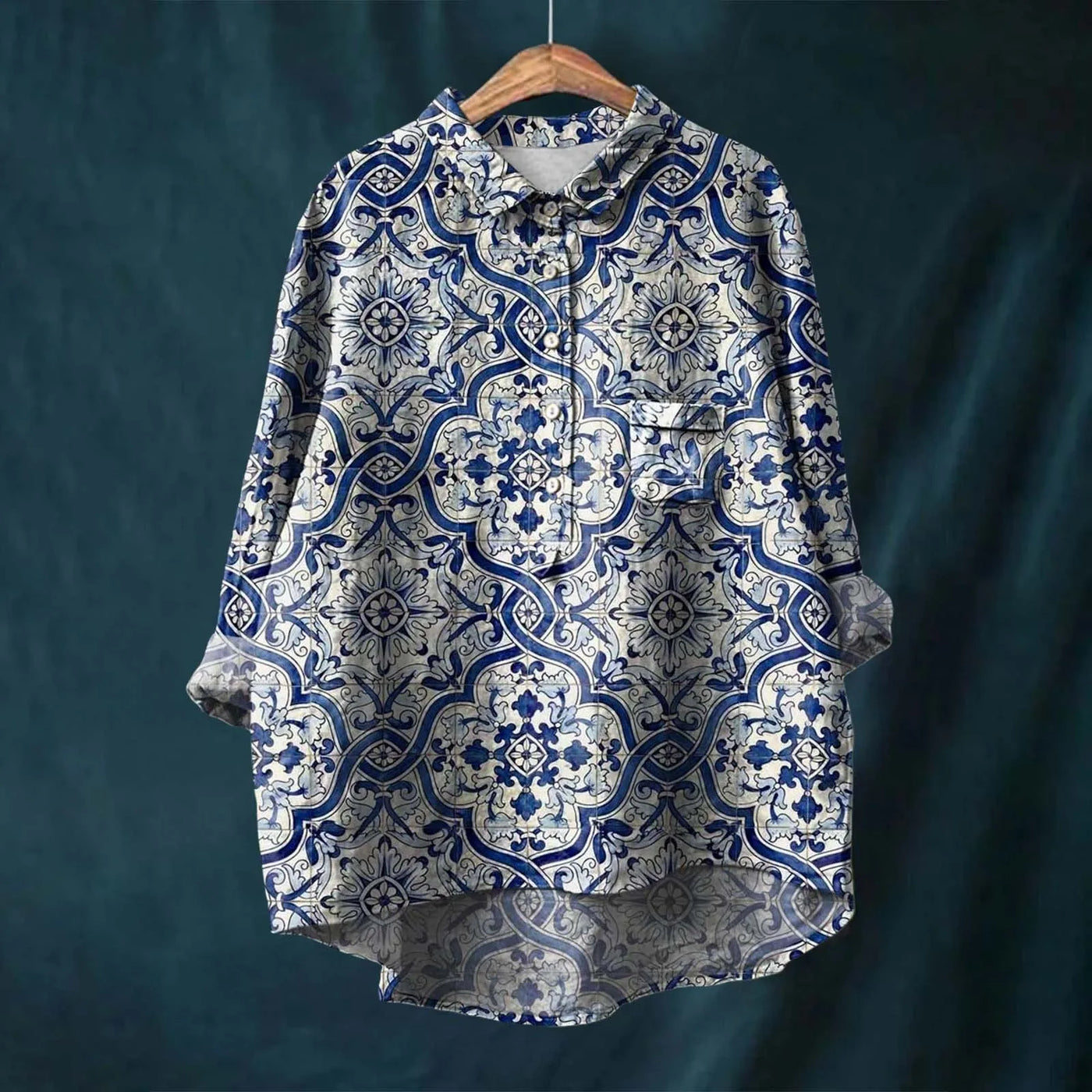 Emma | Elegant Floral Shirt