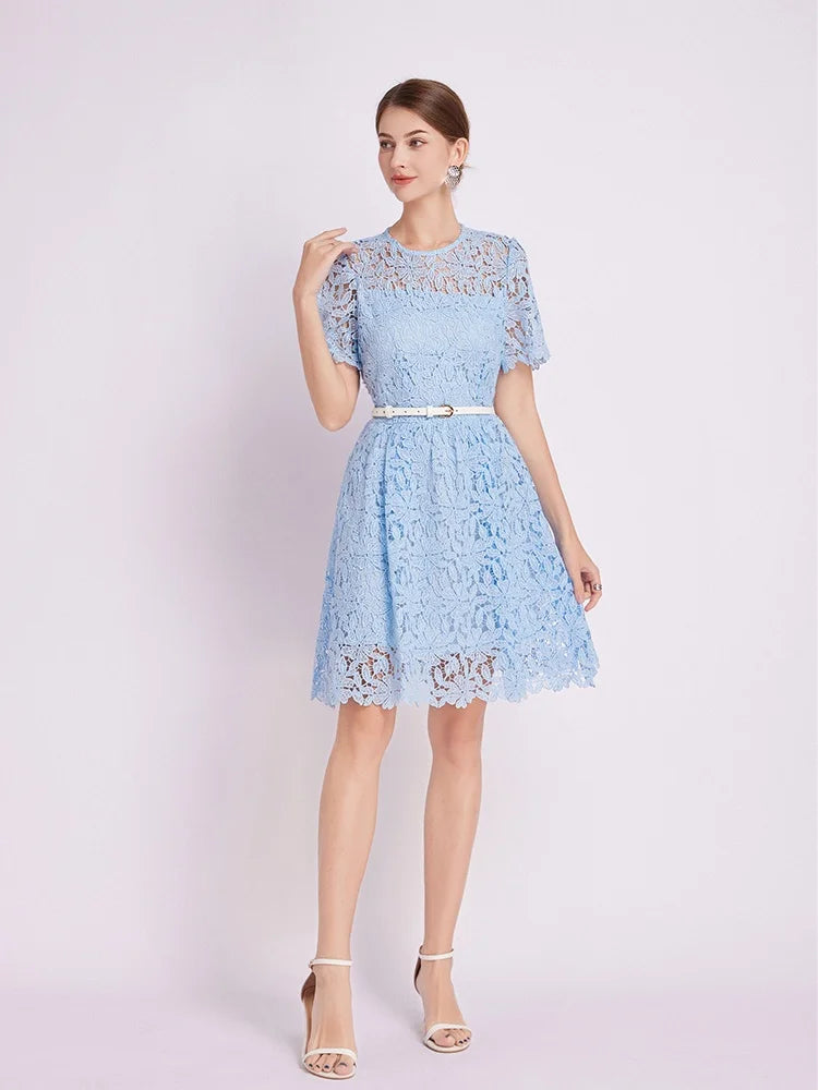 Chicca’s Serene Lace Dress