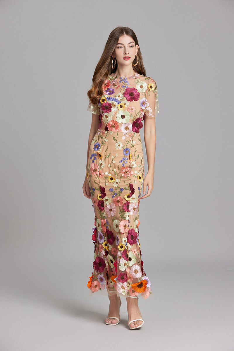 Chicca’s Floral Finesse Dress