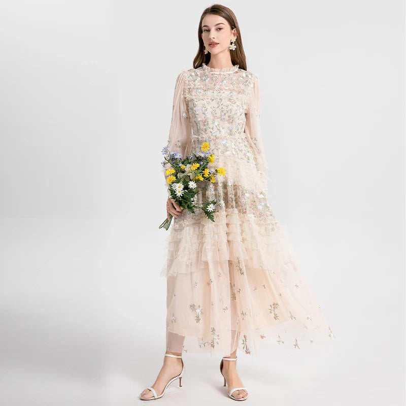 Chicca’s Floral Luxe Dress