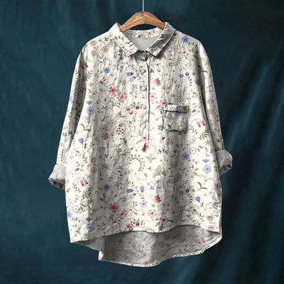 Emma | Elegant Floral Shirt