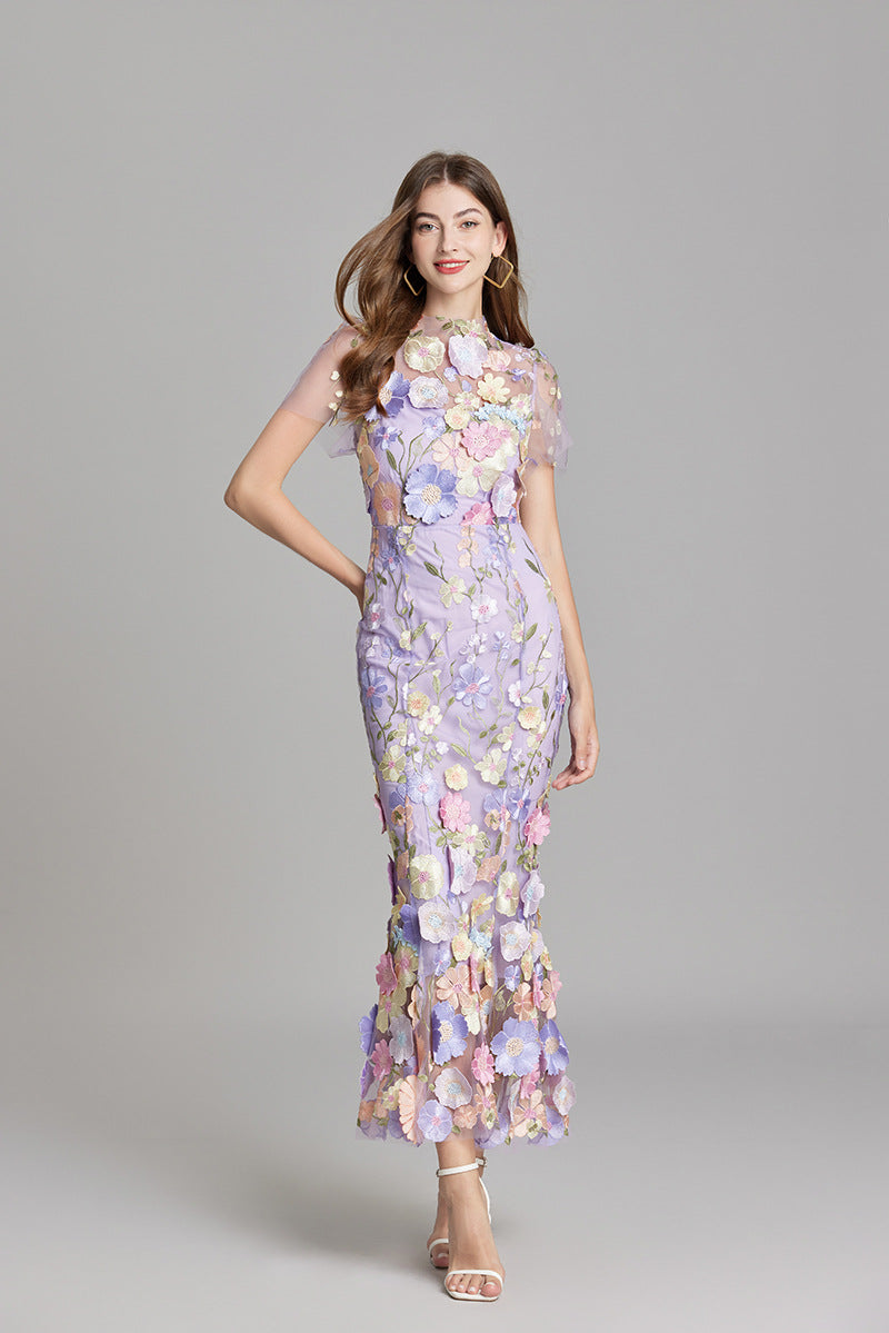 Chicca’s Floral Finesse Dress