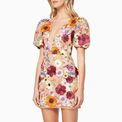 Chicca’s Radiant Bloom Dress