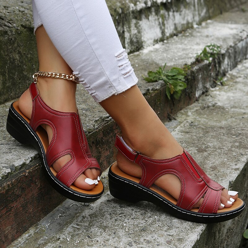 Jolie™ - Orthopedic Leather Sandals