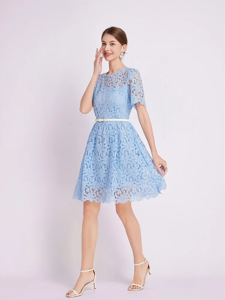 Chicca’s Serene Lace Dress