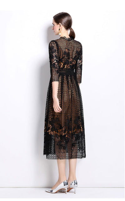 Chicca’s Luxe Lace Dress